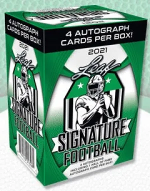 2021 Leaf Signature Series Football Blaster Box