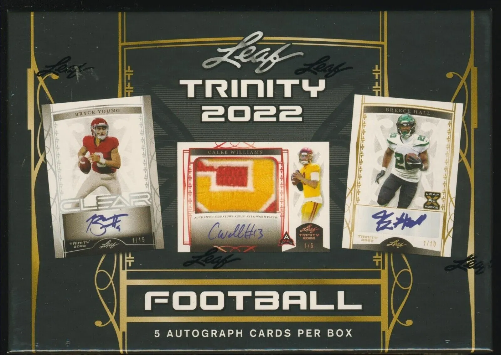 2022 Leaf Trinity Football Hobby Box