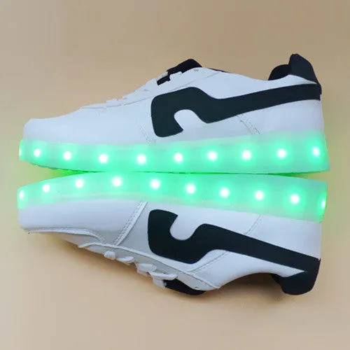 7ipupas 2017 Fashion basket Led shoes for adults Men Unisex Luminous light up shoes for adults glowing chaussure led Shoes Femme