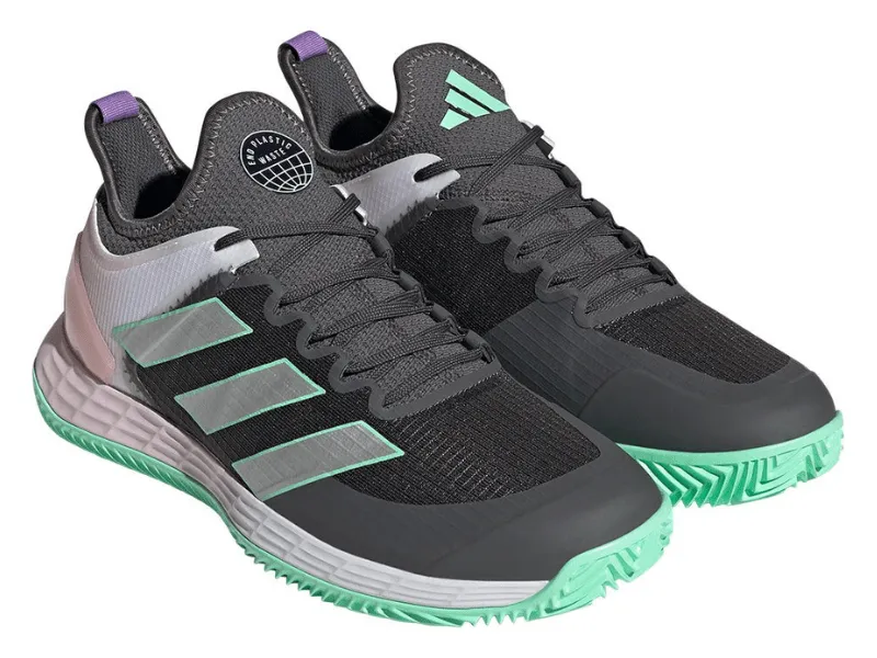 Adidas Adizero Ubersonic 4 Ladies Tennis Shoe (Dark Grey/Pink)