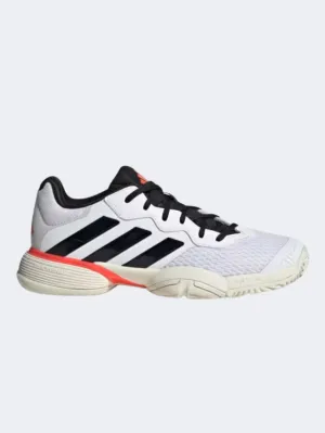 Adidas Barricade Gs Boys Tennis Shoes White/Black