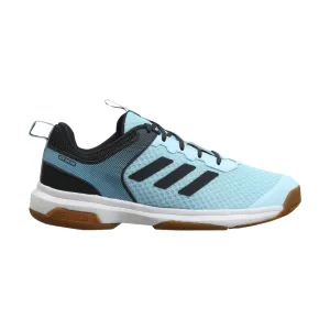 Adidas Milynl Indoor Badminton Shoe | Bliss Blue/Grey/Core Black/Gum