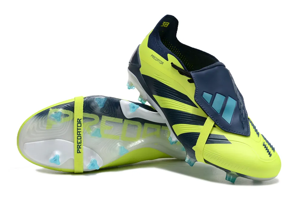 Adidas Predator Accuracy  Shoes - Yellow | Navy Blue | Light Blue - FREE SHIPPING WORLDWIDE