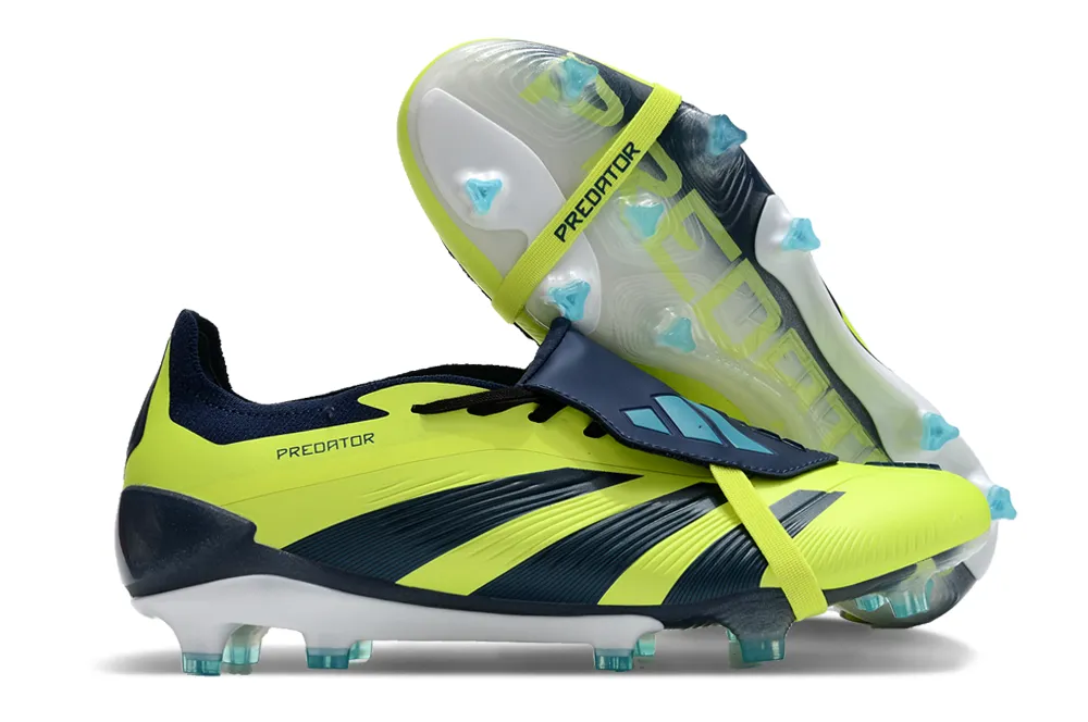 Adidas Predator Accuracy  Shoes - Yellow | Navy Blue | Light Blue - FREE SHIPPING WORLDWIDE