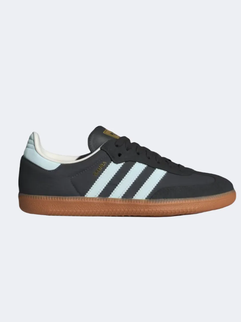 Adidas Samba Og Women Original Shoes Carbon/Almost Blue