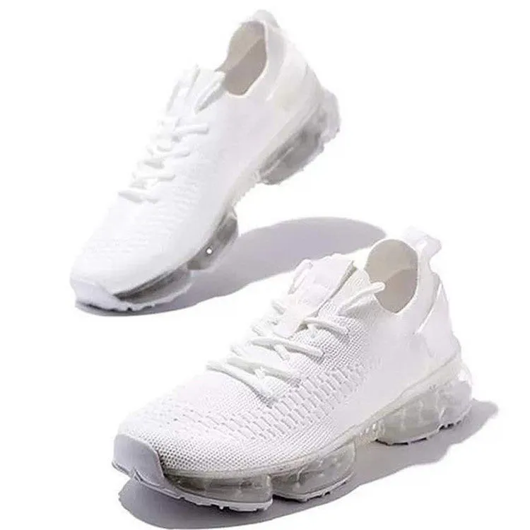 Air Cushion Bottom Lace up Casual Shoes Flying - Women's shoes