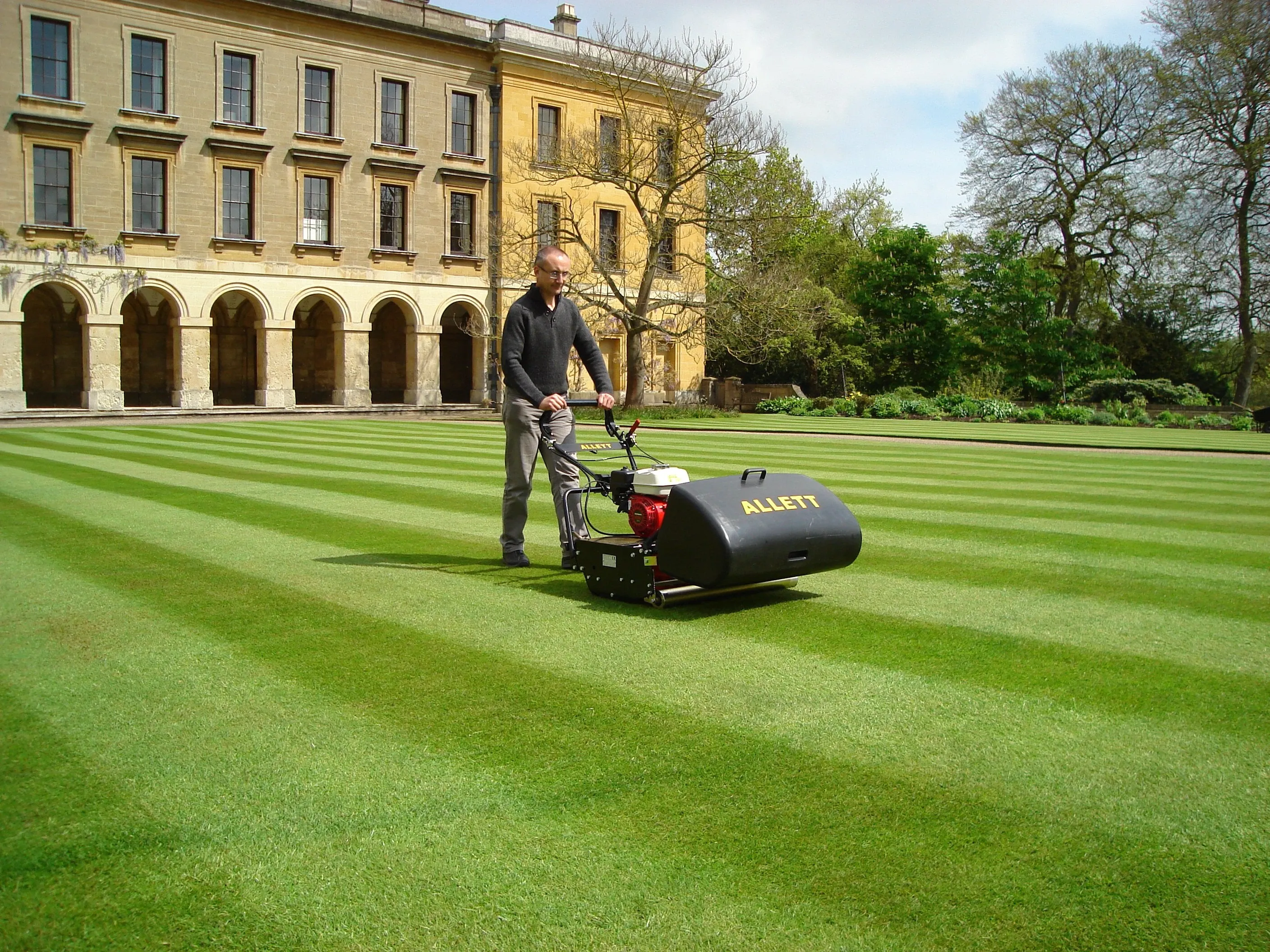 Allett Buffalo Gas Powered Reel Cylinder Mower with Honda Engine