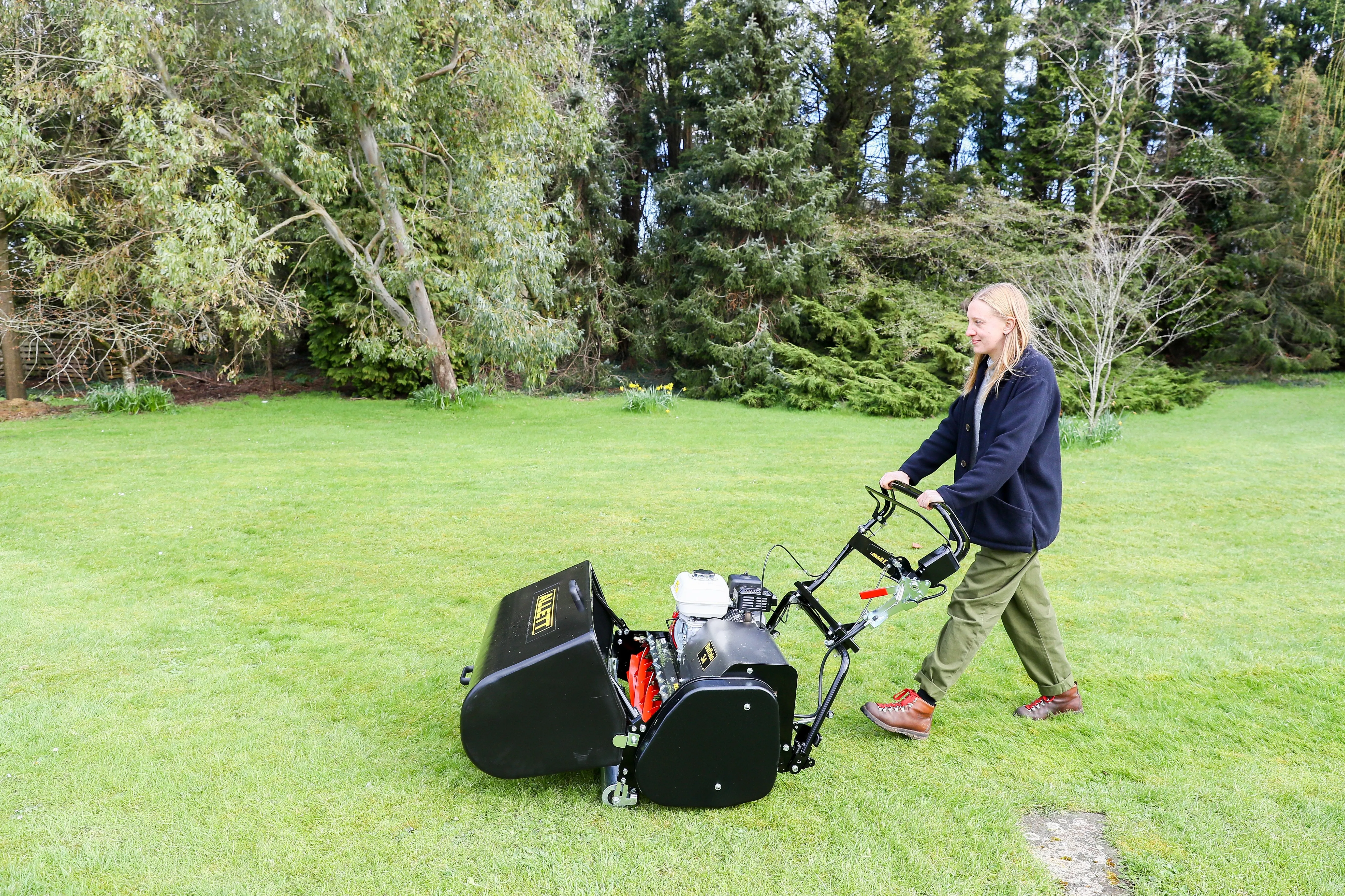 Allett Buffalo Gas Powered Reel Cylinder Mower with Honda Engine