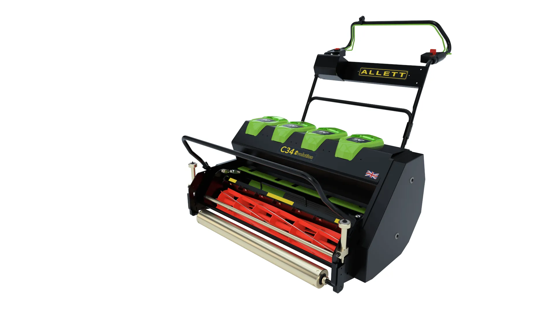 Allett C-Range Evolution 82V Battery Powered Quick Change Catridge Reel Cylinder Mower