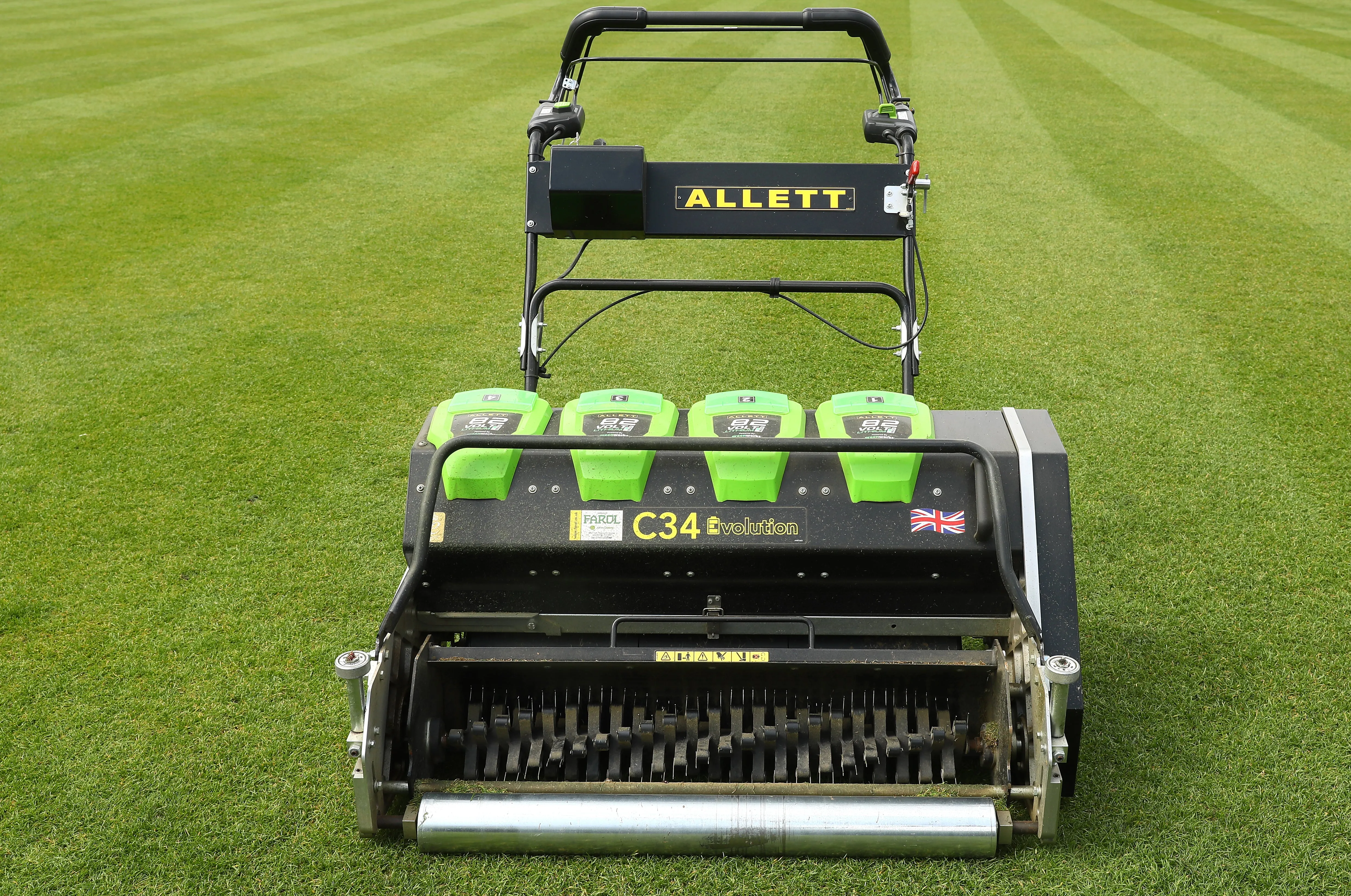 Allett C34/2 Evolution Cylinder Mower (Power-unit with Grassbox)