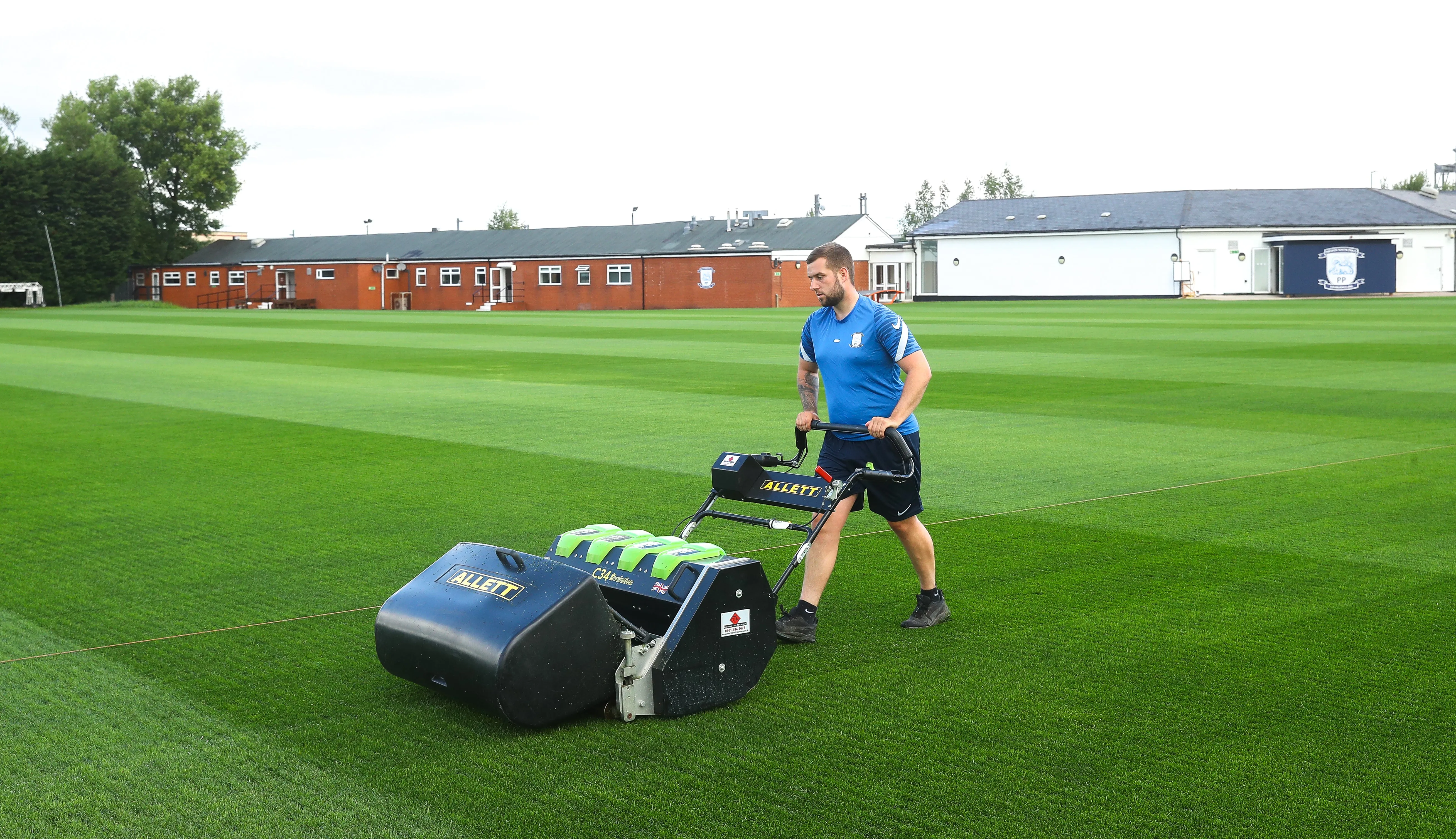 Allett C34/2 Evolution Cylinder Mower (Power-unit with Grassbox)