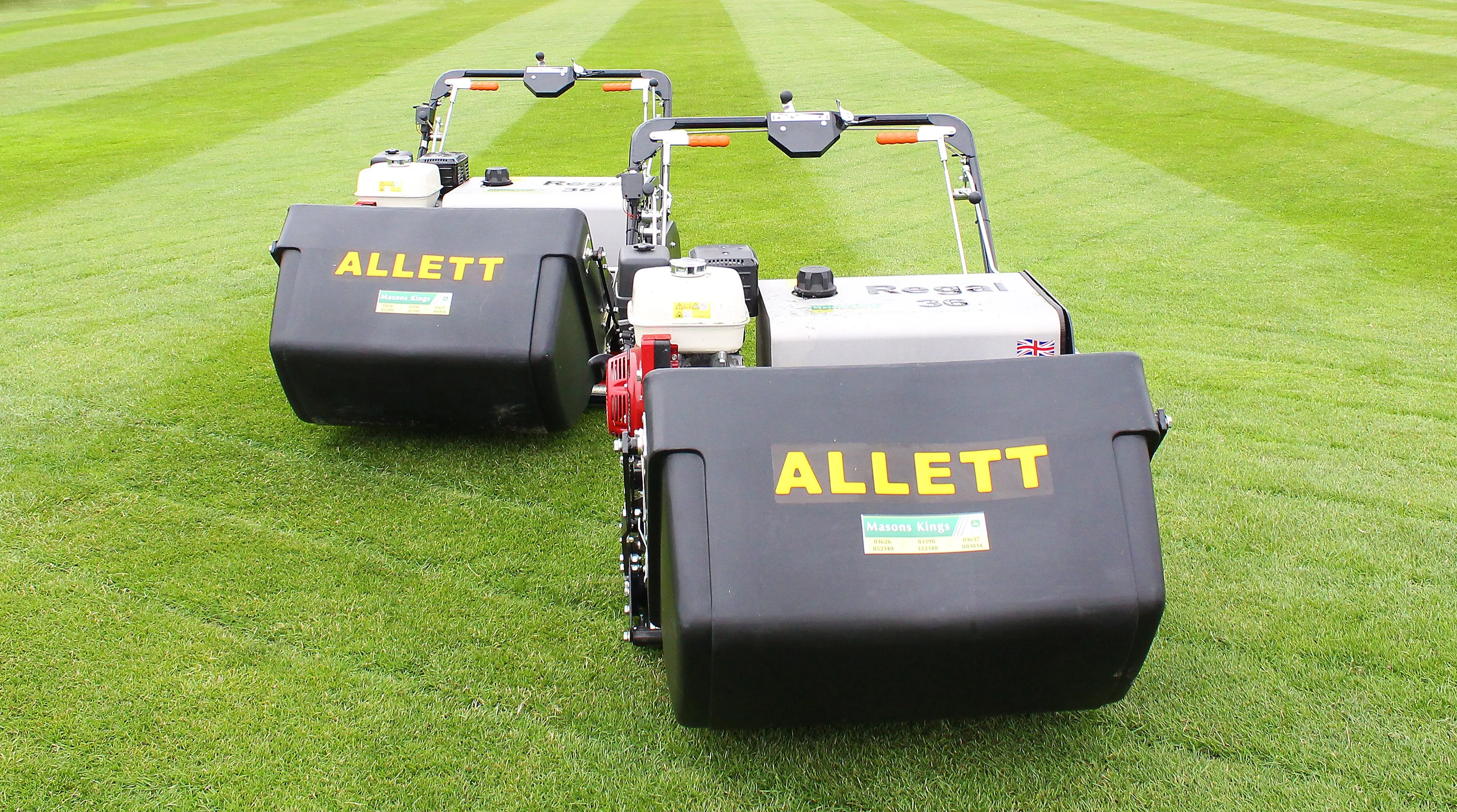 Allett Regal Gas Powered Reel Cylinder Mower with Honda Engine