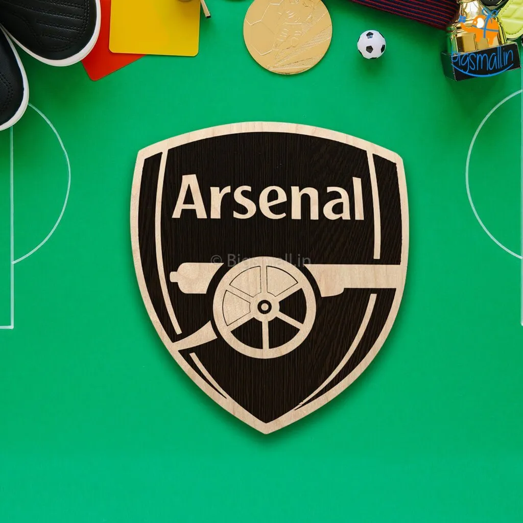 Arsenal Engraved Wooden Crest