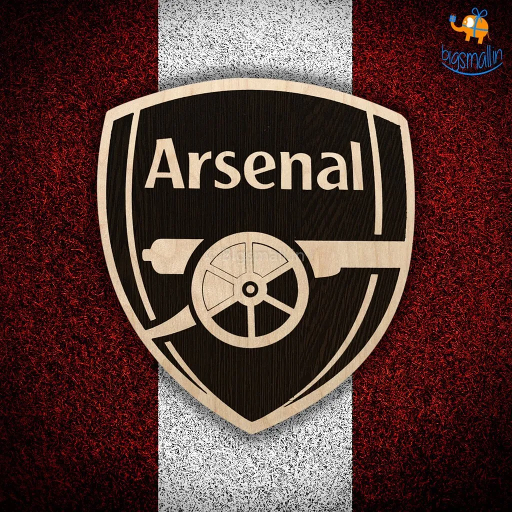 Arsenal Engraved Wooden Crest