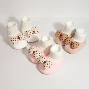 Baby Girl Sock Shoes - Bowknot