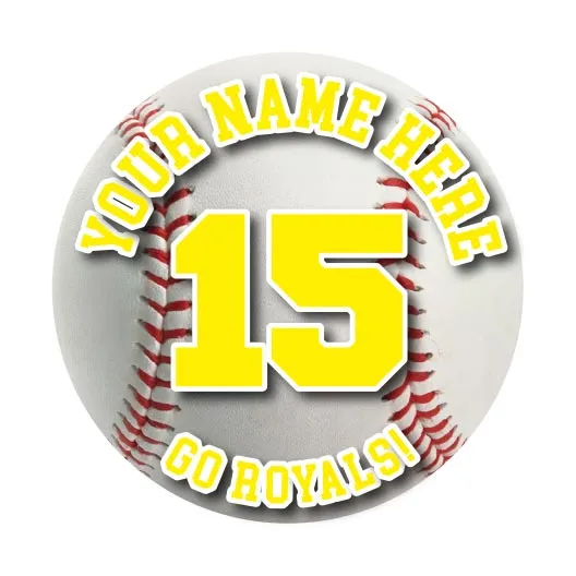 Baseball Sticker or Magnet | Baseball Team Locker or Car Sign