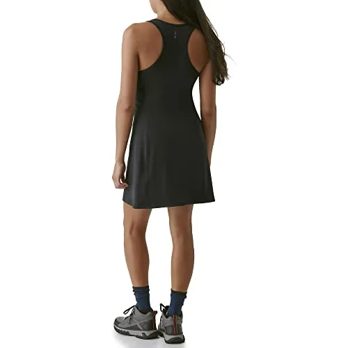 BASS OUTDOOR Women’s Activewear Tank Dress for Running, Tennis or Golf, Black, XS