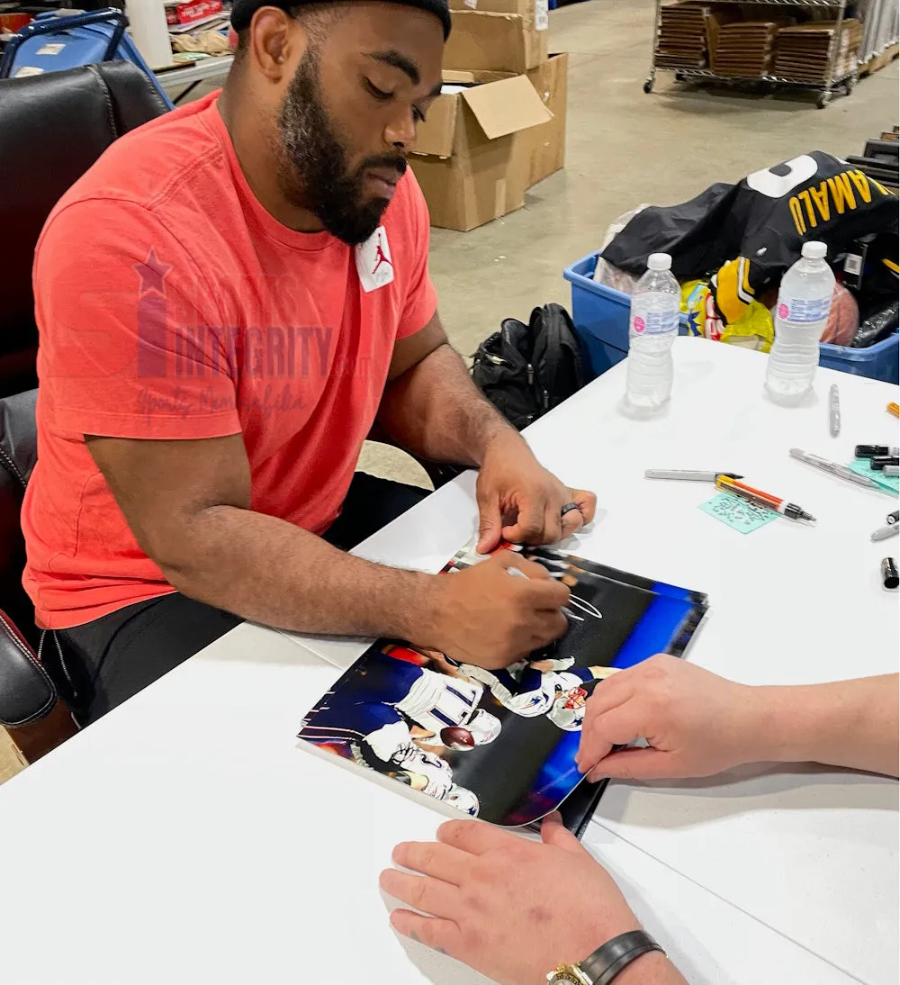 Brandon Graham Signed 8x10 Philadelphia Eagles Spotlight SB 52 Photo JSA ITP