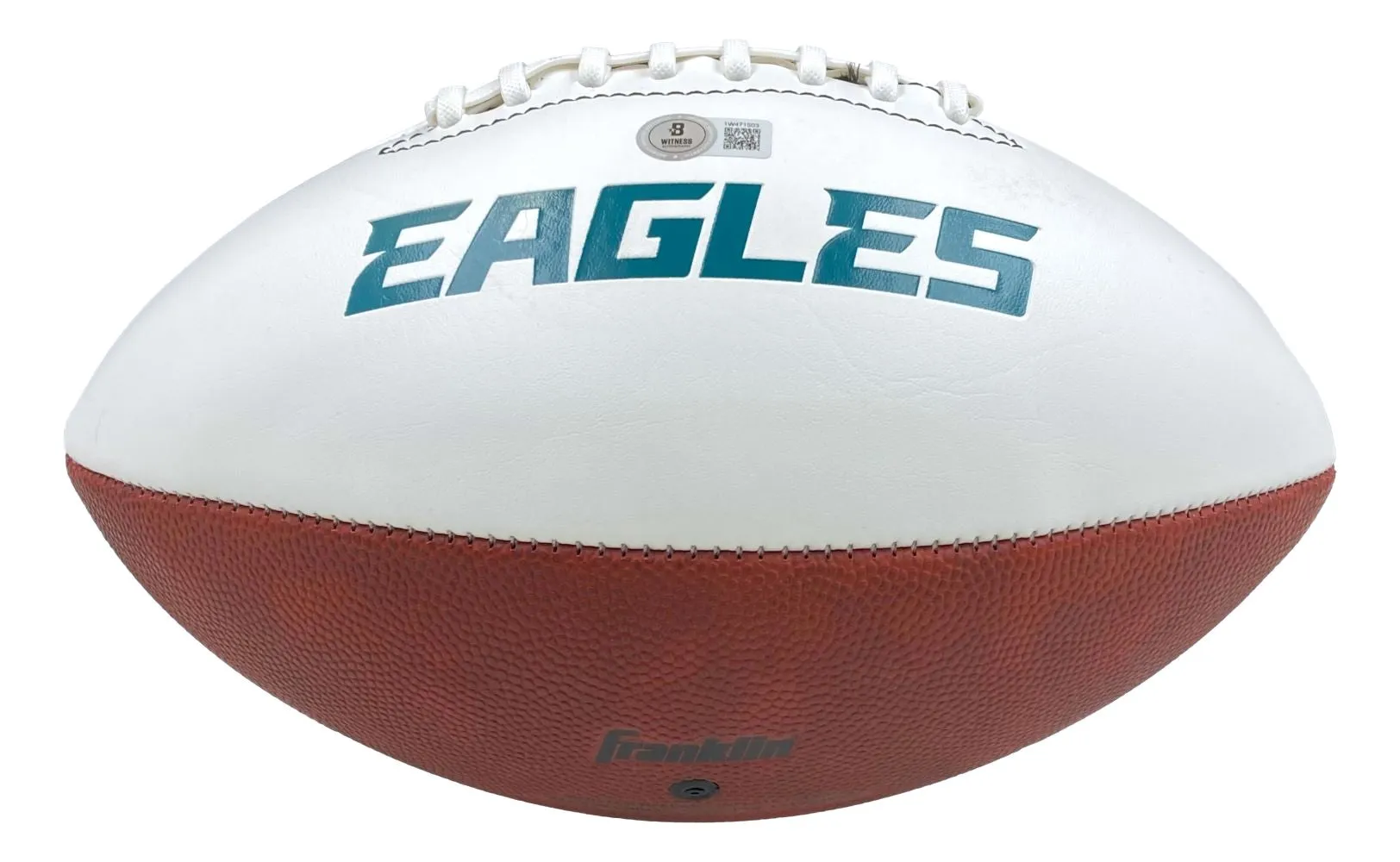 Brandon Graham Signed Philadelphia Eagles Logo Football BAS ITP