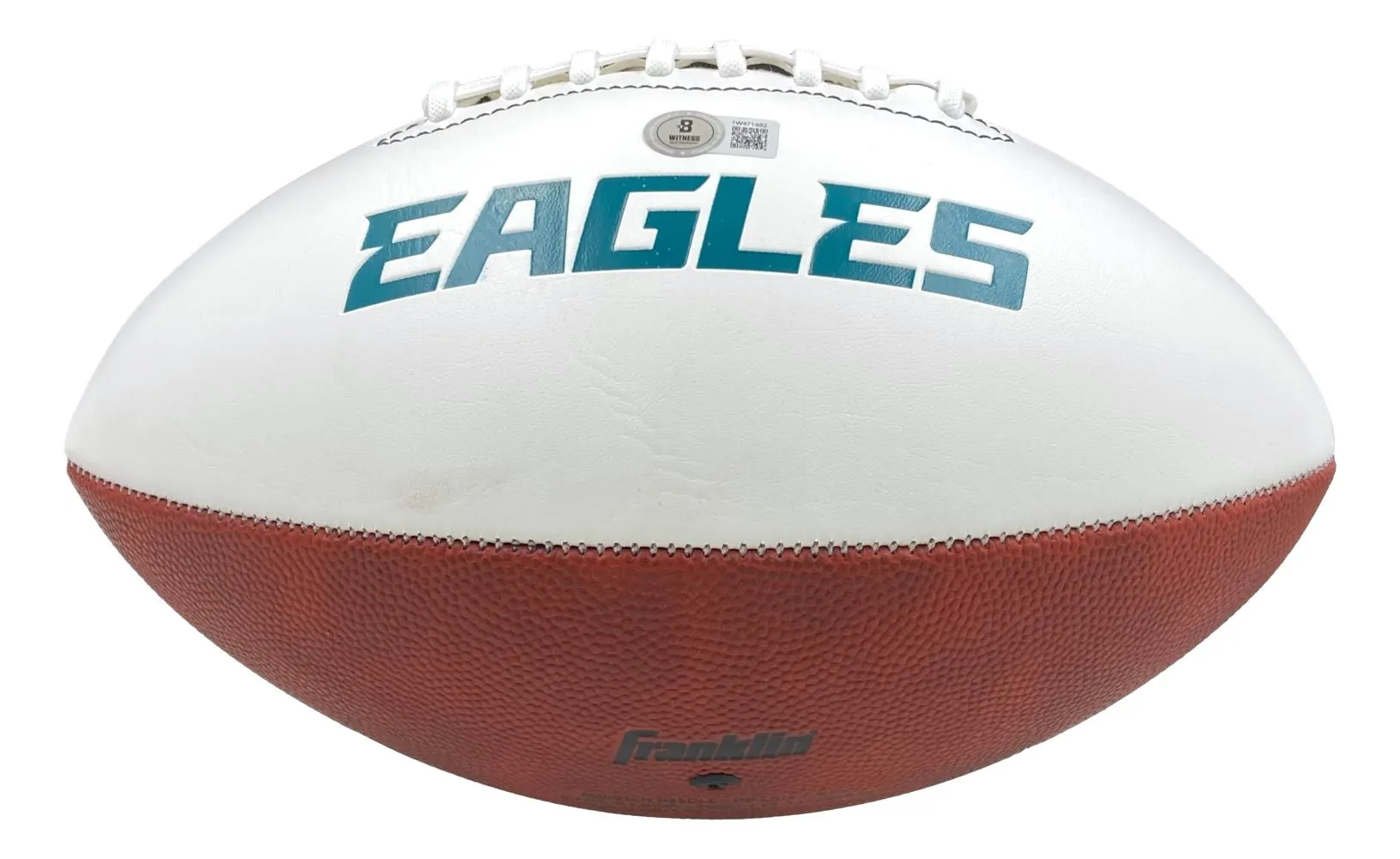 Brandon Graham Signed Philadelphia Eagles Logo Football SB LII Champs BAS ITP