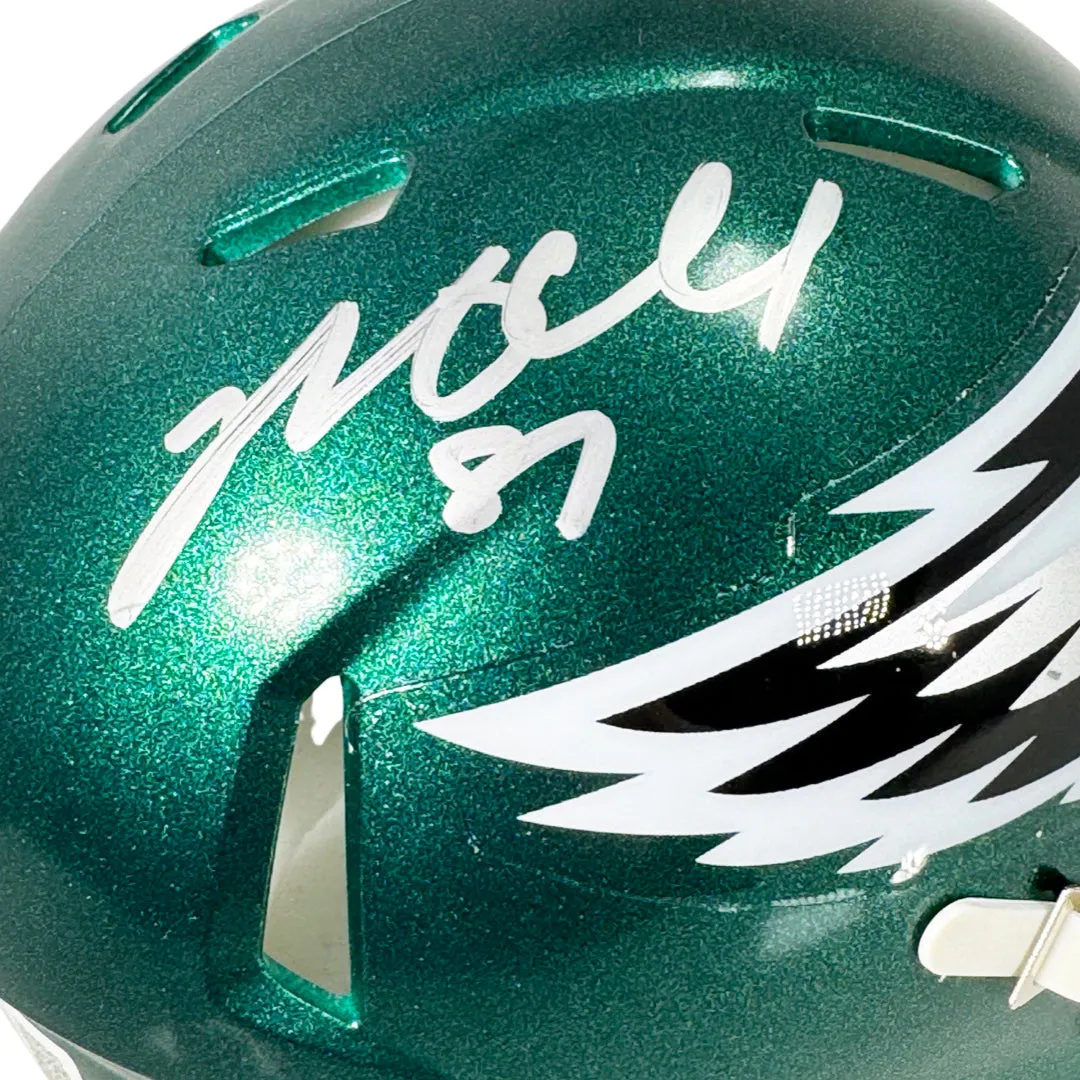 Brent Celek Signed Philadelphia Eagles Speed Mini Football Helmet (Beckett)