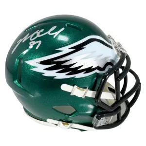 Brent Celek Signed Philadelphia Eagles Speed Mini Football Helmet (Beckett)