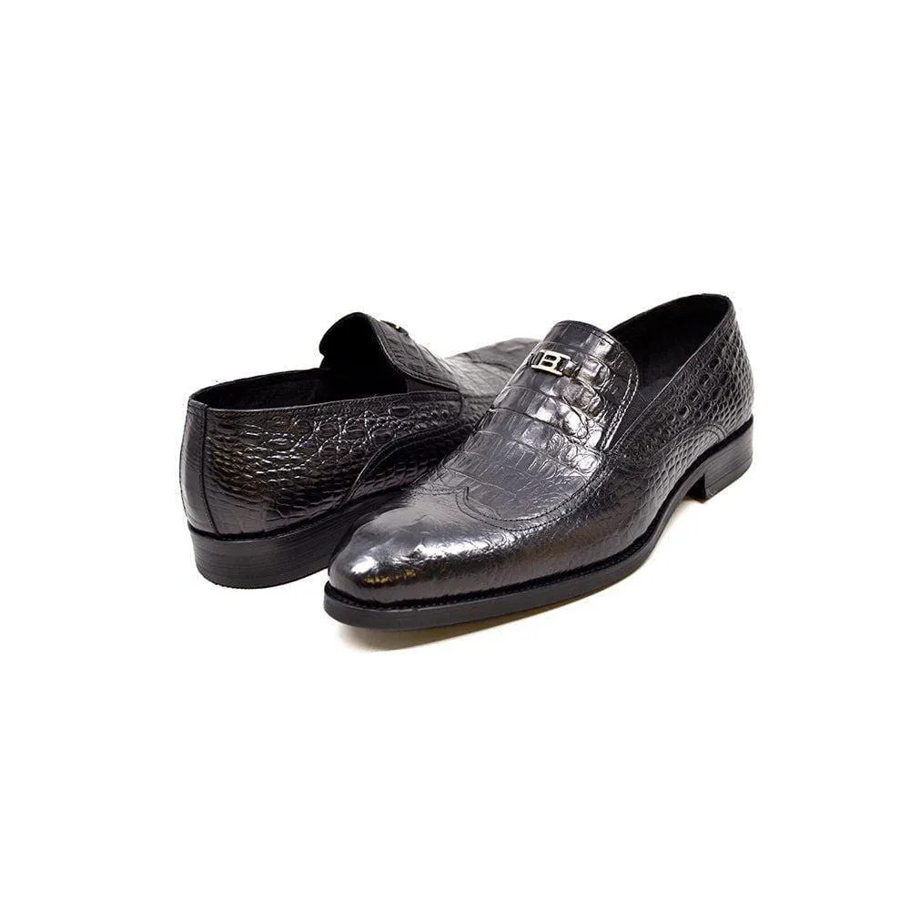 British Walkers Shiraz Croc Men's Crocodile Leather Loafers