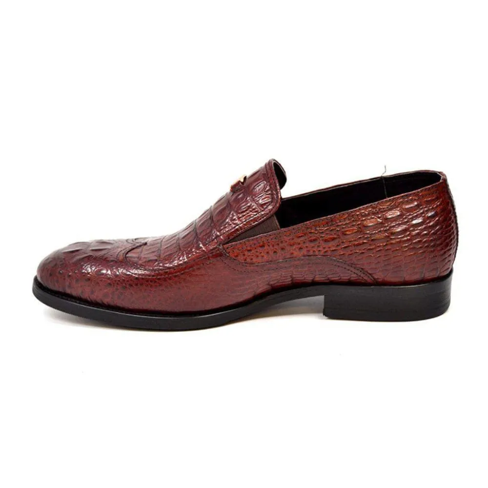 British Walkers Shiraz Croc Men's Crocodile Leather Loafers