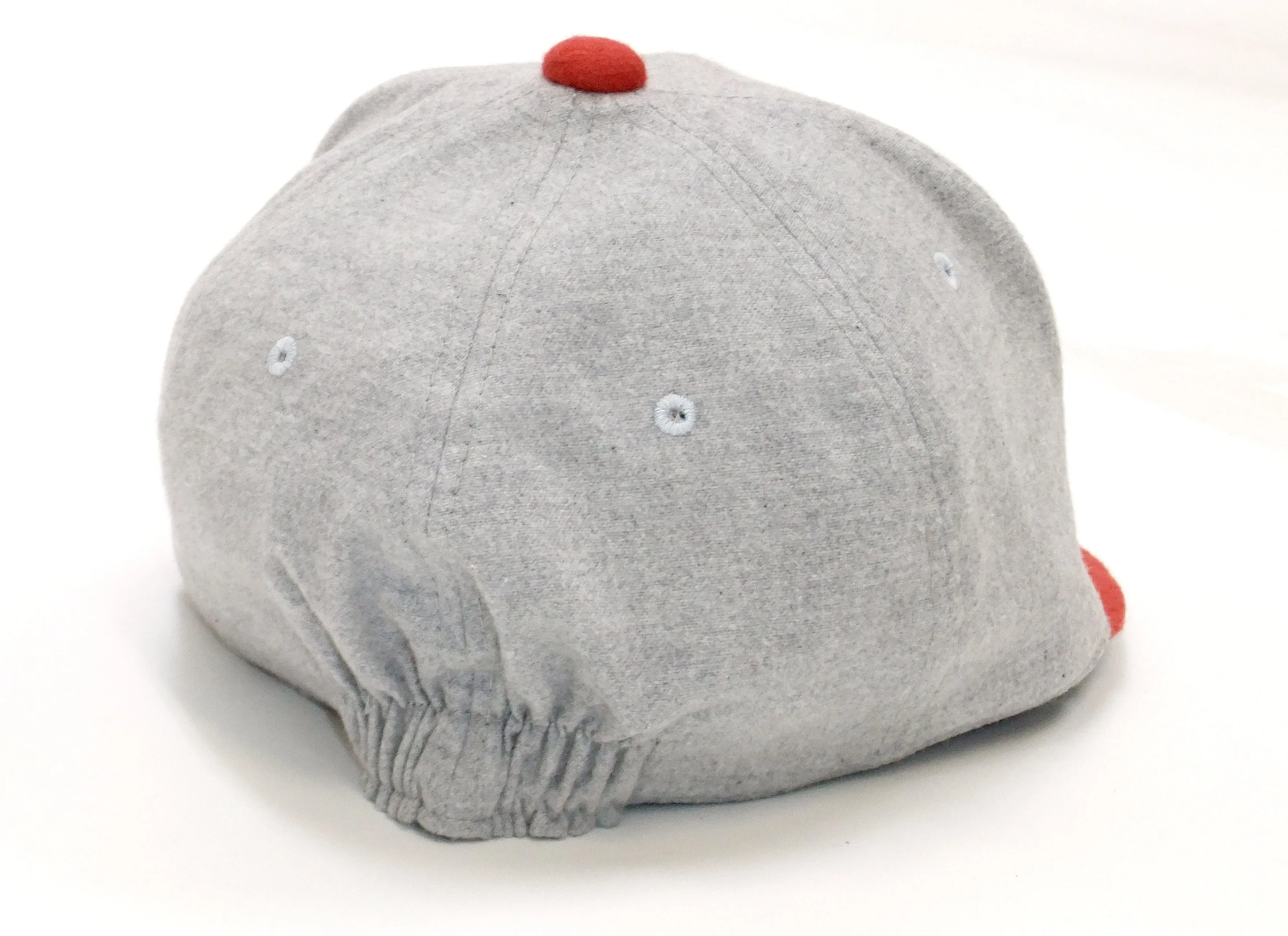 Buzz Rickson Cap Men's Casual Military Style Short Brim Baseball Hat BR02788 113 Heather-Gray/Red