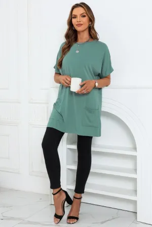 Casual Oversized T-Shirt with Pockets