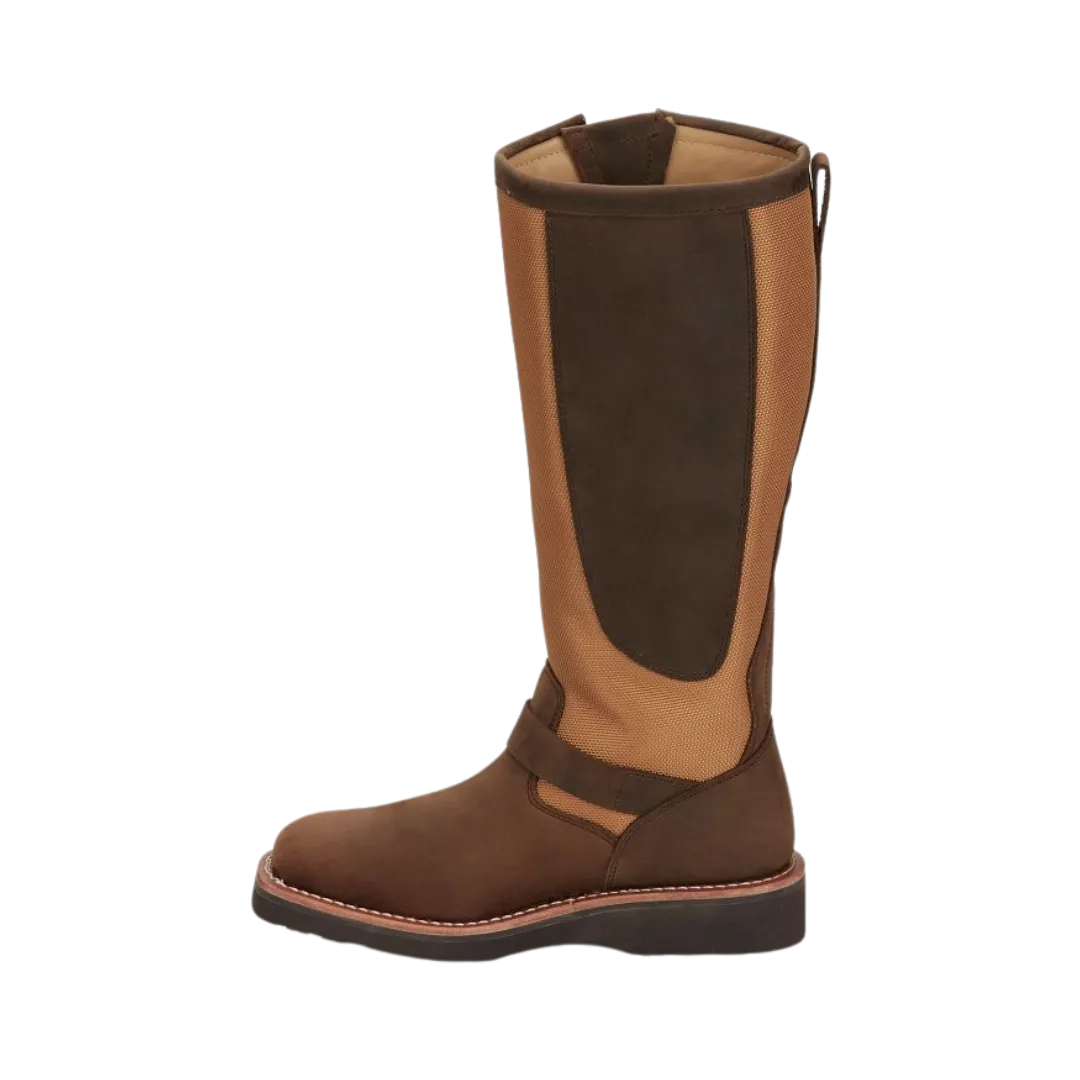 Chippewa Justin Boots Women's Brown Cottonwood Hickory Snake Boot