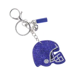 Clear Helmet Keychain Bag Charm