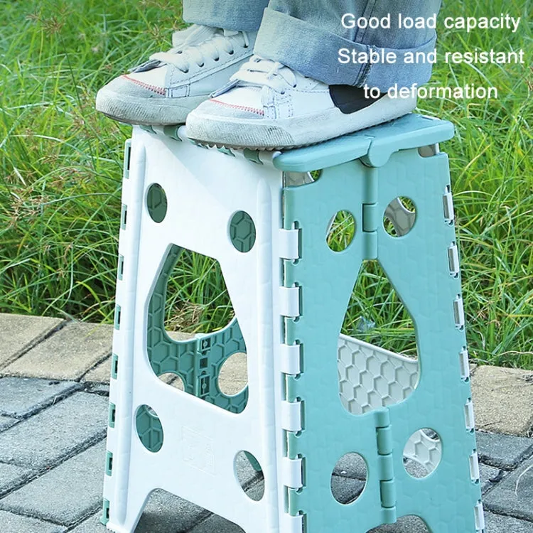 Convenient Folding Home Outdoor Thickened Portable Stool, Color: Violet Large