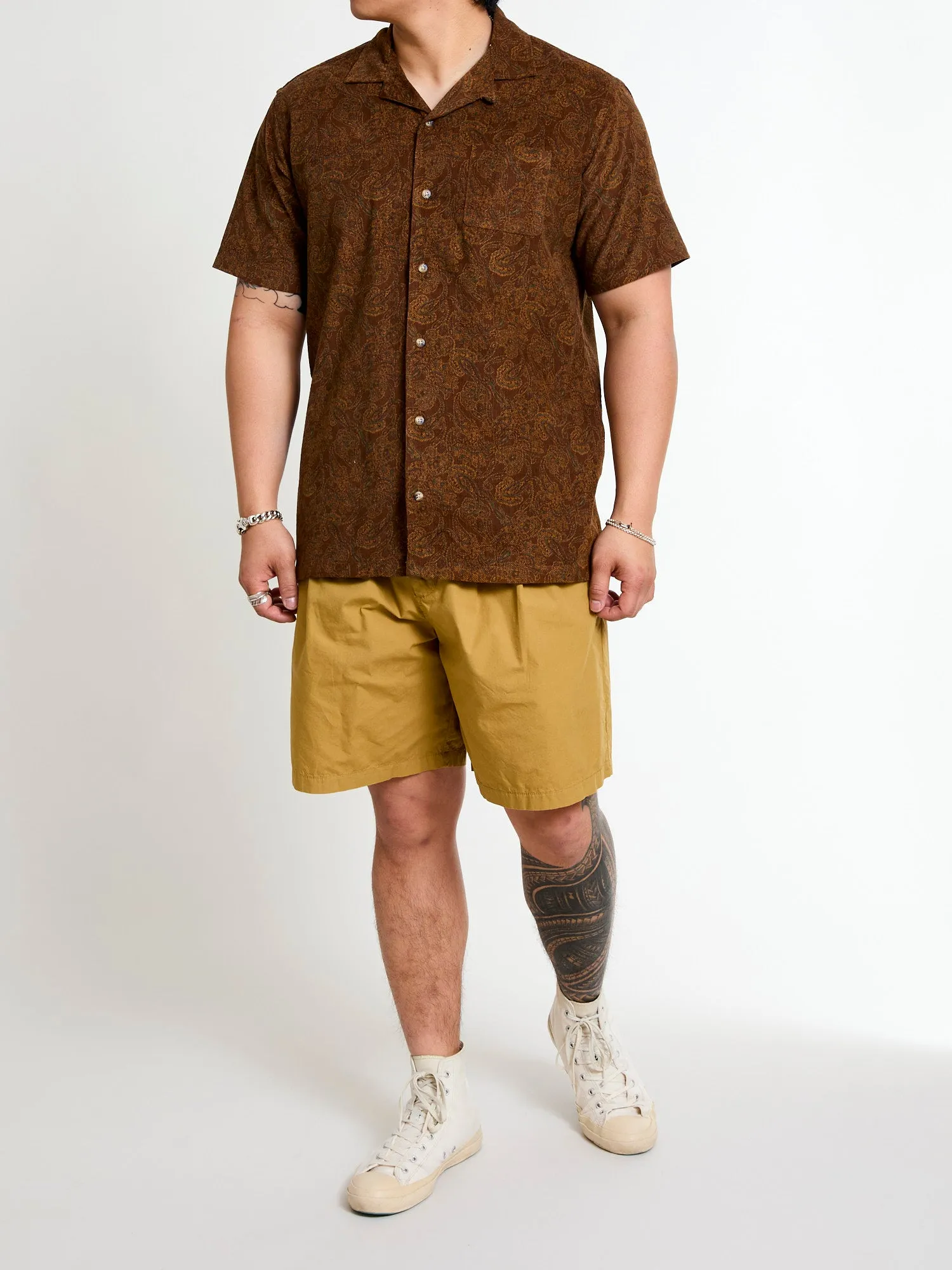 Crammond Shirt in Rust Paisley