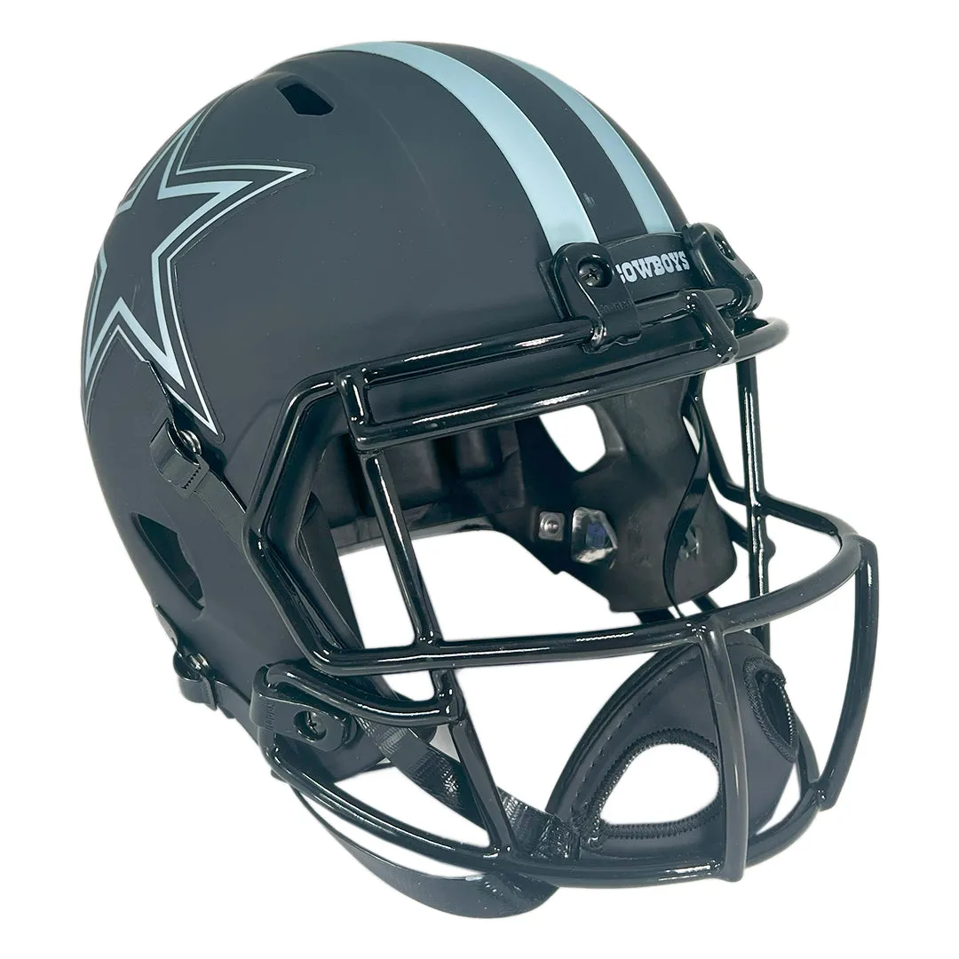 Demarcus Lawrence Signed Dallas Cowboys Eclipse Speed Full-Size Replica Football Helmet (JSA)