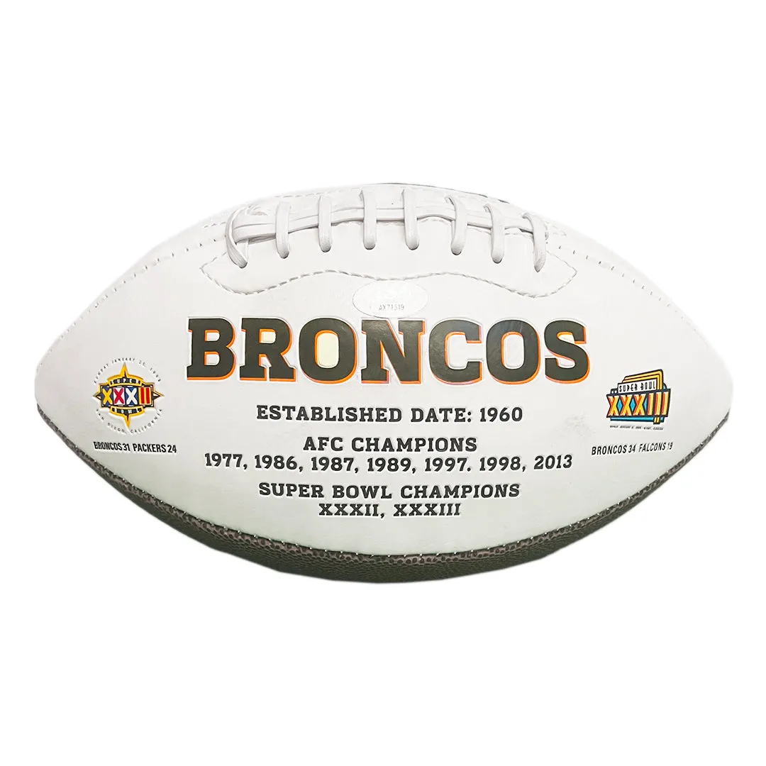 Demaryius Thomas Signed Denver Broncos Official NFL Team Logo Football (JSA)