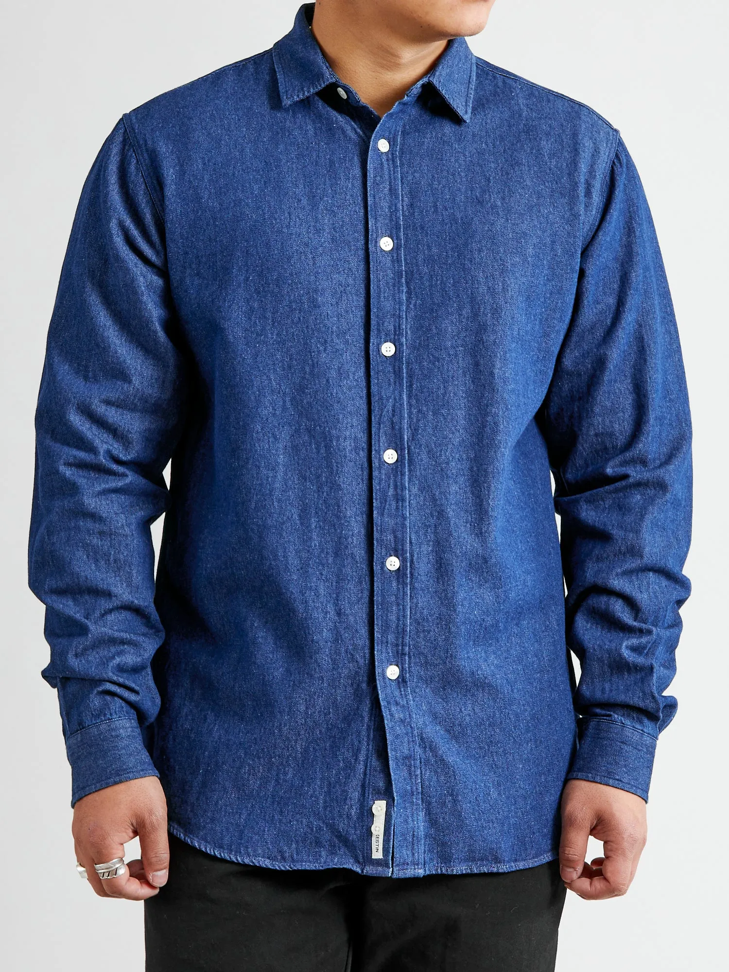 Dirleton Shirt in Dark Denim