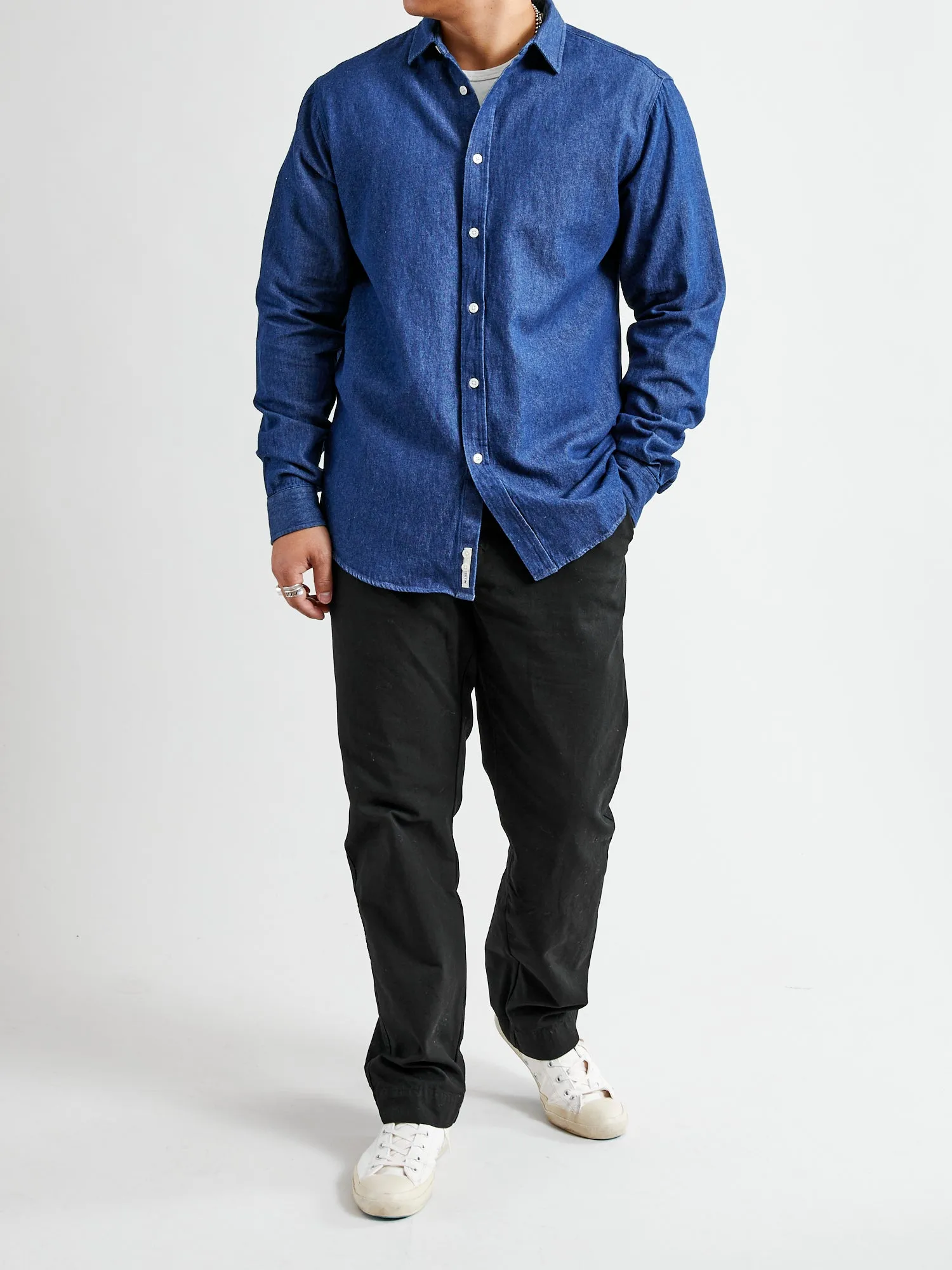 Dirleton Shirt in Dark Denim