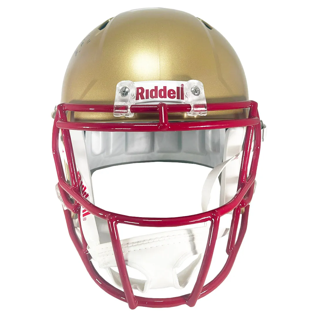 Doug Flutie Signed The Play Inscription Boston College Eagles Speed Full-Size Replica Football Helmet (Beckett)