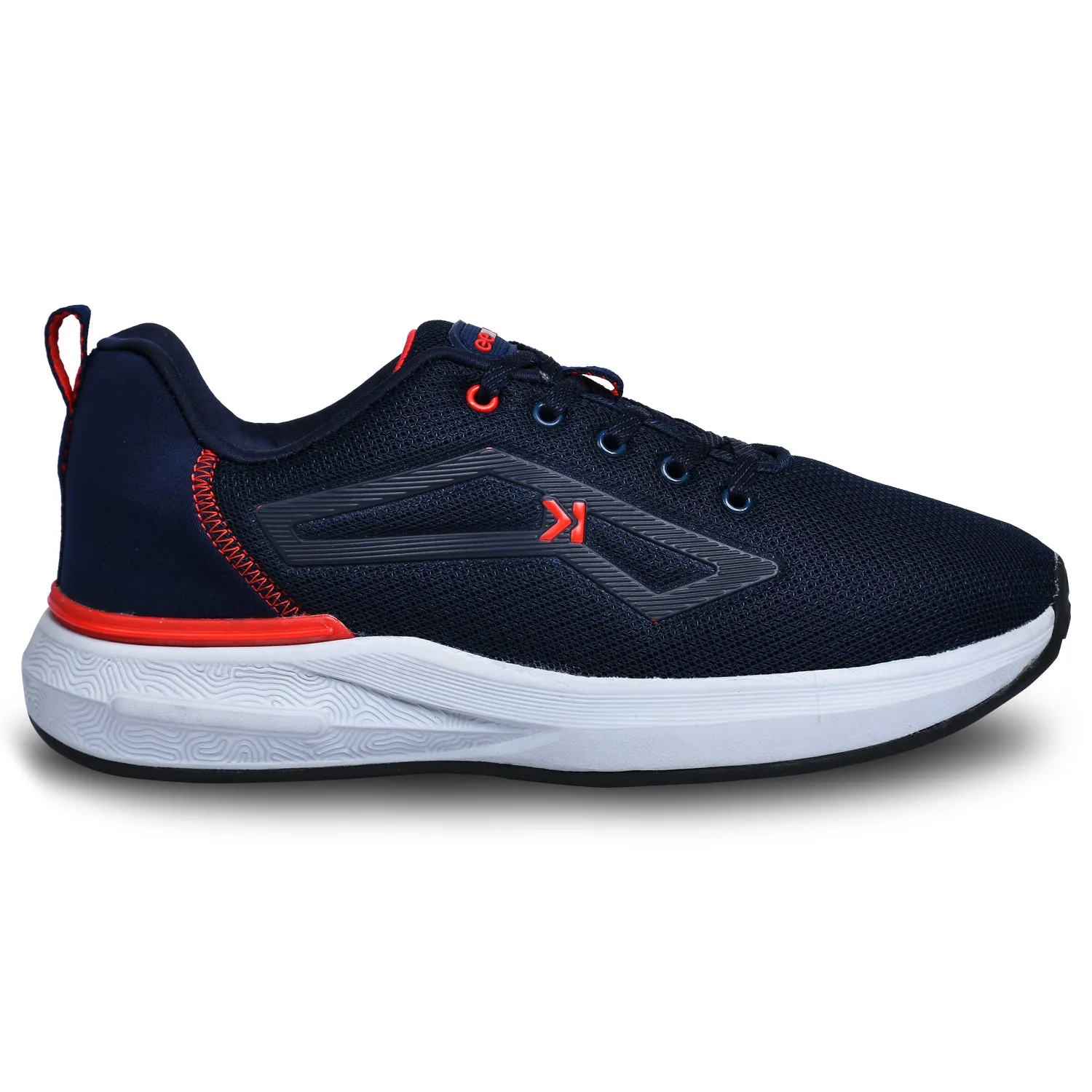 Eeken KESHGIA105 Navy Blue And Red Lightweight Anti-Skid Walking Shoes For Men