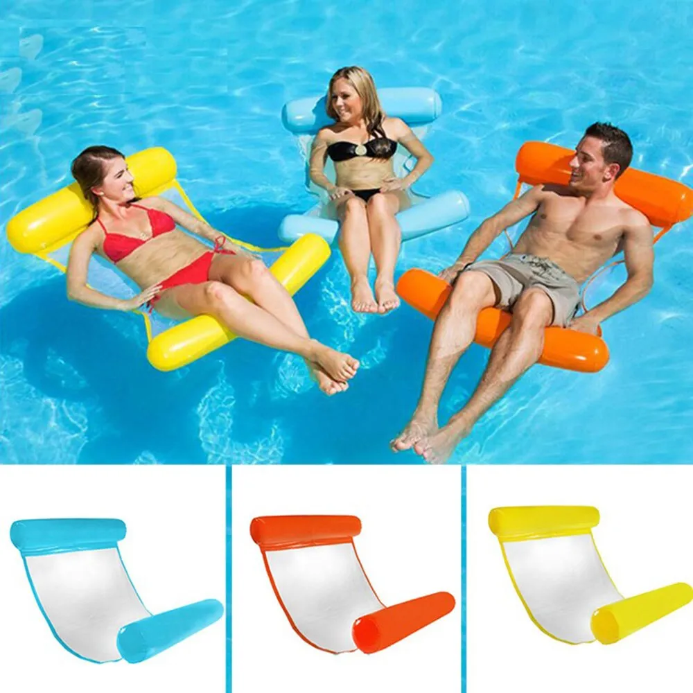 Floating Water Hammock Inflatable Pool Lounger