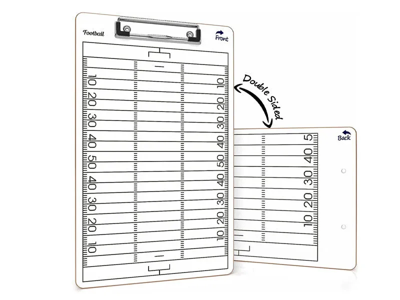 Football Dry Erase Clipboard 15"x9"