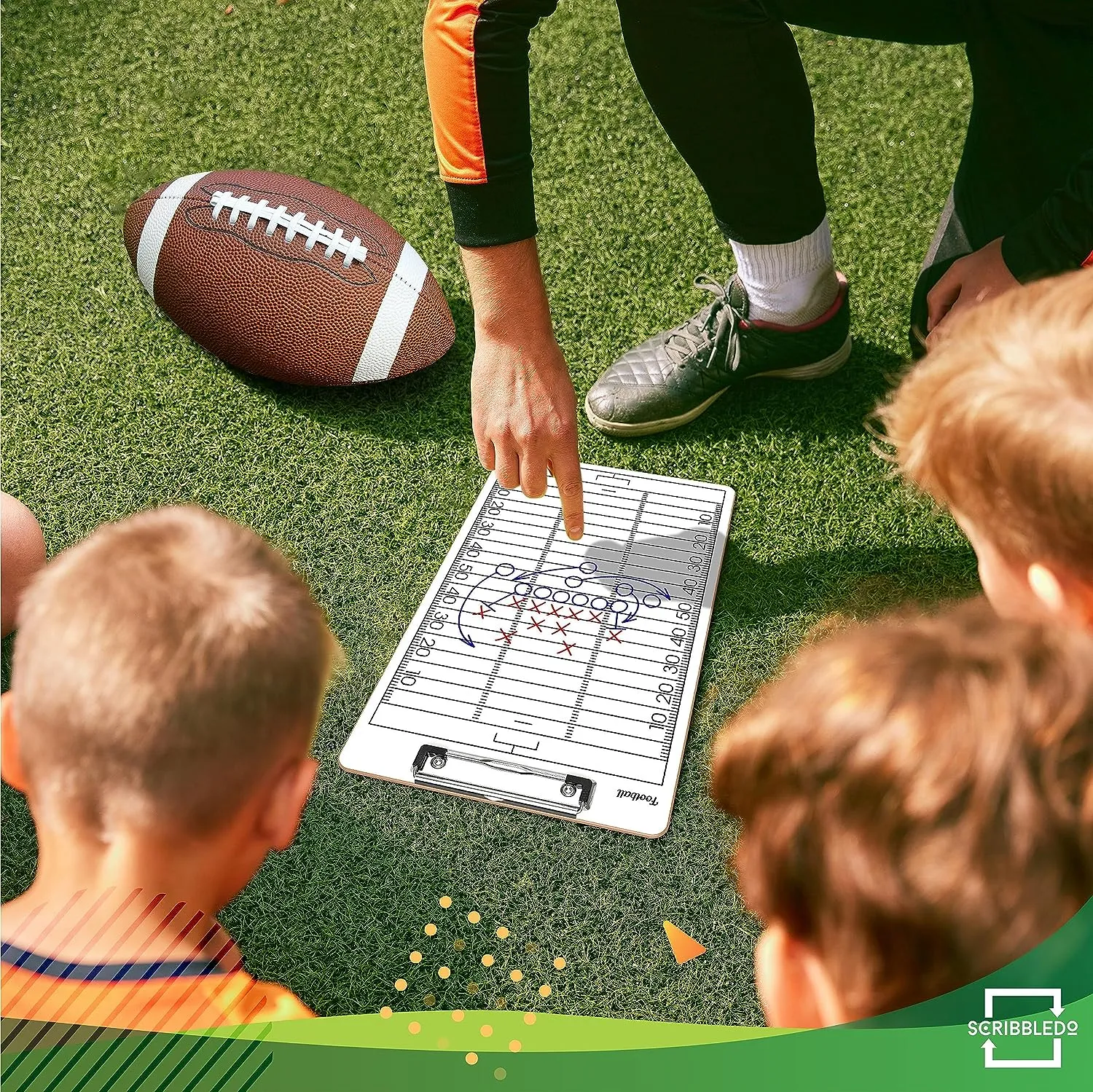 Football Dry Erase Clipboard 15"x9"