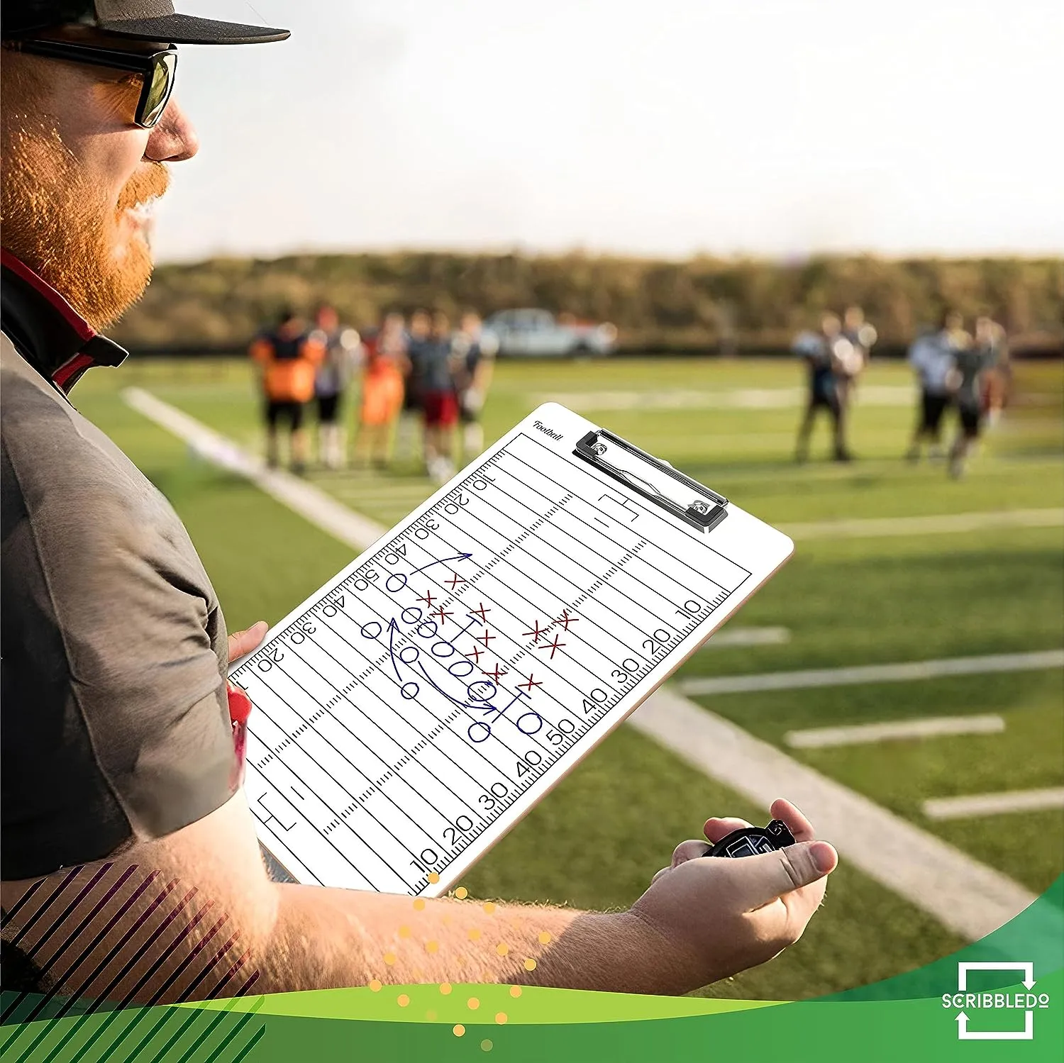 Football Dry Erase Clipboard 15"x9"