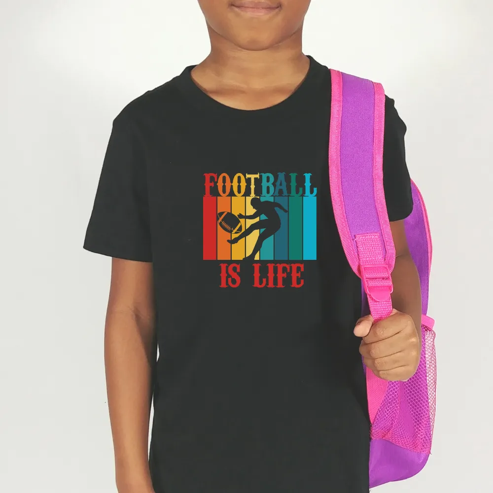 Football is Life Graphic Tee- Youth