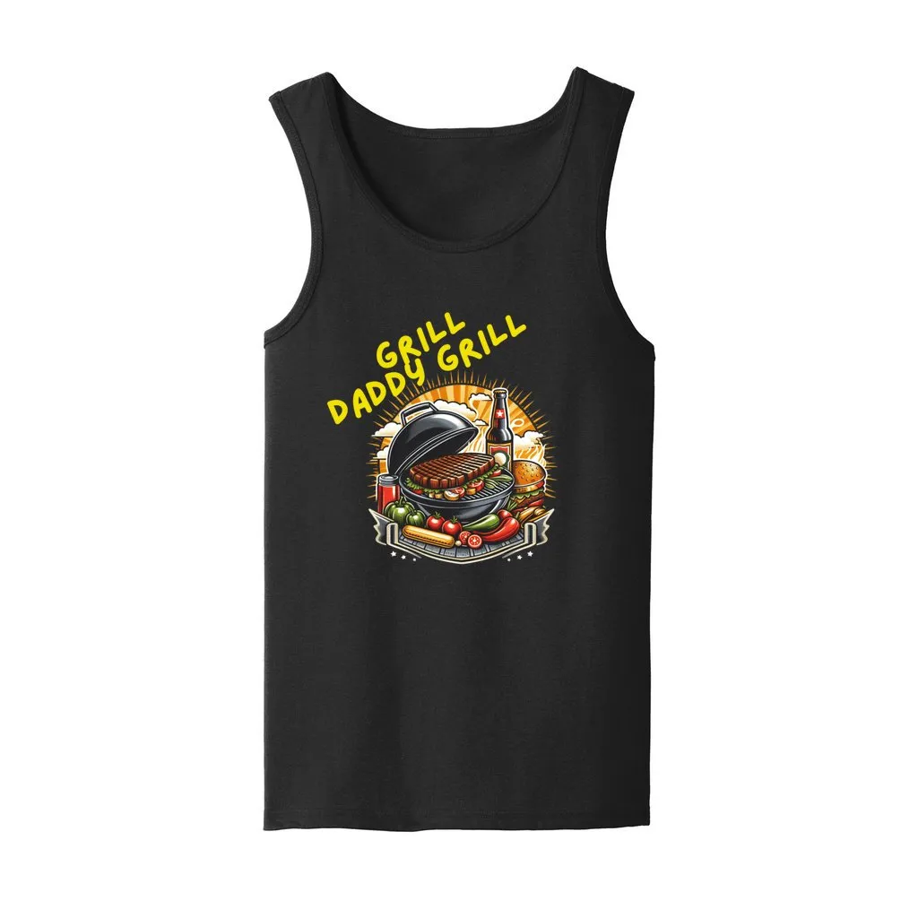 Grill Daddy Grill Men's Heavy Cotton Tank Top| Great Father's Day Gift