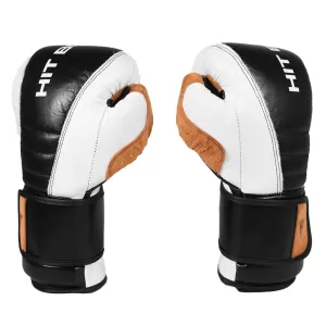 HIT BOXING Premium Leather Sparring Boxing Gloves | 10oz-16oz