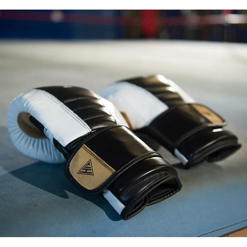 HIT BOXING Premium Leather Sparring Boxing Gloves | 10oz-16oz