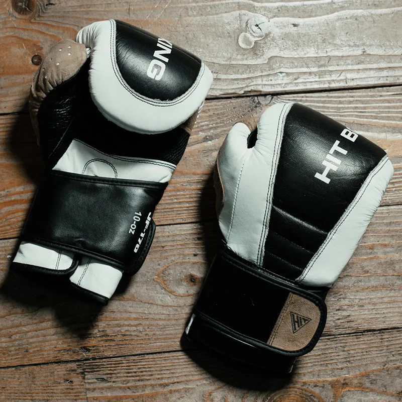 HIT BOXING Premium Leather Sparring Boxing Gloves | 10oz-16oz