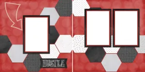 Hustle - Digital Scrapbook Pages - INSTANT DOWNLOAD